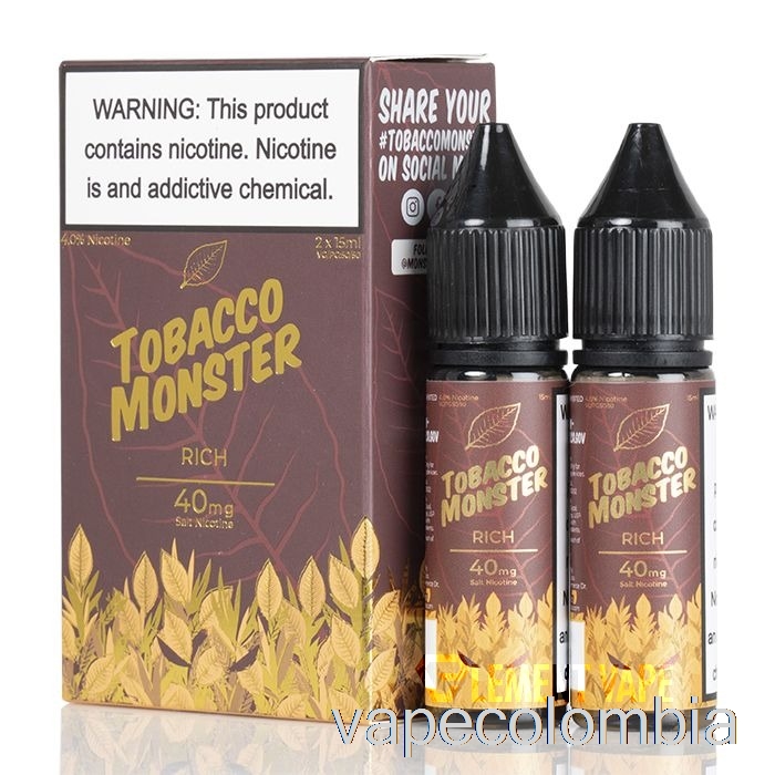 Vape Kit Completo Rico - Sales Del Monstruo Del Tabaco - 30ml 48mg